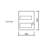 LOLA Wall Hung Vanity Grey (All Size)