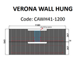 VERONA MARKII Wall Hung Vanity Matte White (All Sizes)