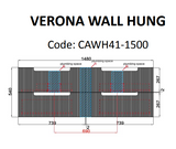 VERONA MARKII Wall Hung Vanity Matte White (All Sizes)