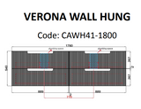 VERONA MARKII Wall Hung Vanity Matte White (All Sizes)