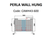PERLA Mark II Wall Hung Vanity Matte White (All Sizes)