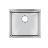 Single Bowl Handmade 304 Stainless Steel Sink 490x440x230mm