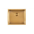 Stainless Steel PVD Single Bowl Kitchen Sink - 500x440x230mm-Brushed Brass