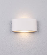TAMA: LED Exterior Surface Mounted Curved Up/Down Wall Lights IP54
