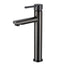 Pentro Round Tall Basin Mixer - Brushed Gun Metal