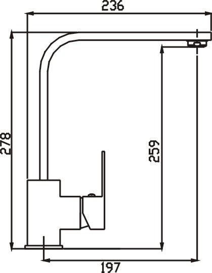 Tony Sink Mixer (Chrome)