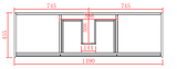 petra-wall-hung-double-drawers-pvc-vanity-1500mm-single-double-bowl