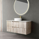 TUSCANA Wall Hung Vanity Oak (All Sizes)