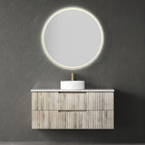 TUSCANA Wall Hung Vanity Oak (All Sizes)