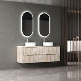 TUSCANA Wall Hung Vanity Oak (All Sizes)