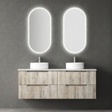 TUSCANA Wall Hung Vanity Oak (All Sizes)