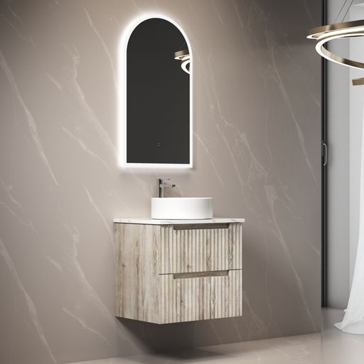 TUSCANA Wall Hung Vanity Oak (All Sizes)