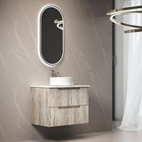 TUSCANA Wall Hung Vanity Oak (All Sizes)