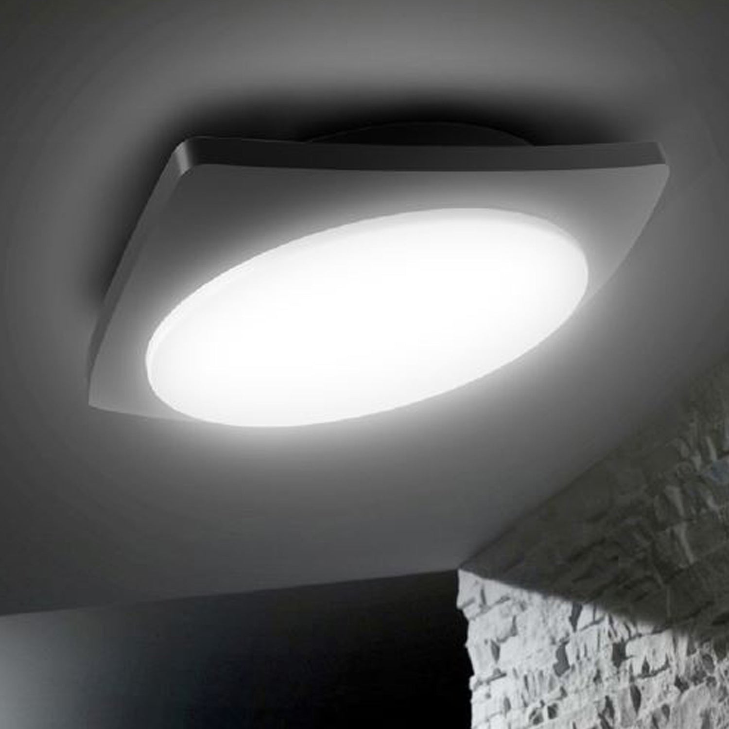ULAN: Exterior LED Square Wall Ceiling Lights IP65