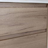 MAX MDF Wall Hung Vanity Max Oak (All Sizes)
