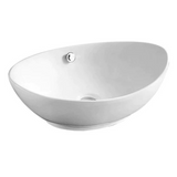 POSEIDON Gloss White Basin Overflow(Oval: 570x370x200)