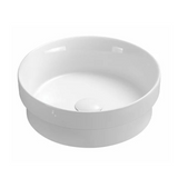 POSEIDON Gloss White Ceramic Basin (Round: 360x360x120)
