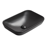 POSEIDON Matte Black Ceramic Basin (Rectangle: 515x340x155)