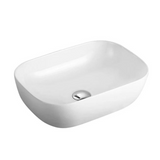 POSEIDON Matte White Ceramic Basin (Rectangle: 465x320x137)
