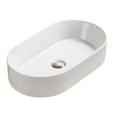 POSEIDON Matte White Ceramic Basin (Oval: 525x300x115mm)