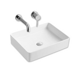 POSEIDON White Ultra Slim Basin (Rectangle: 500x400x110)
