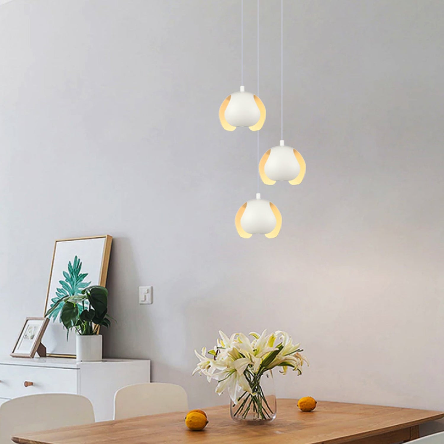 VAINA: Minimalist Scandinavian Interior Small Iron Dome Shape Pendant Lights