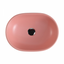 VALE Oval Counter Top Basin Matte Pink 470x340mm