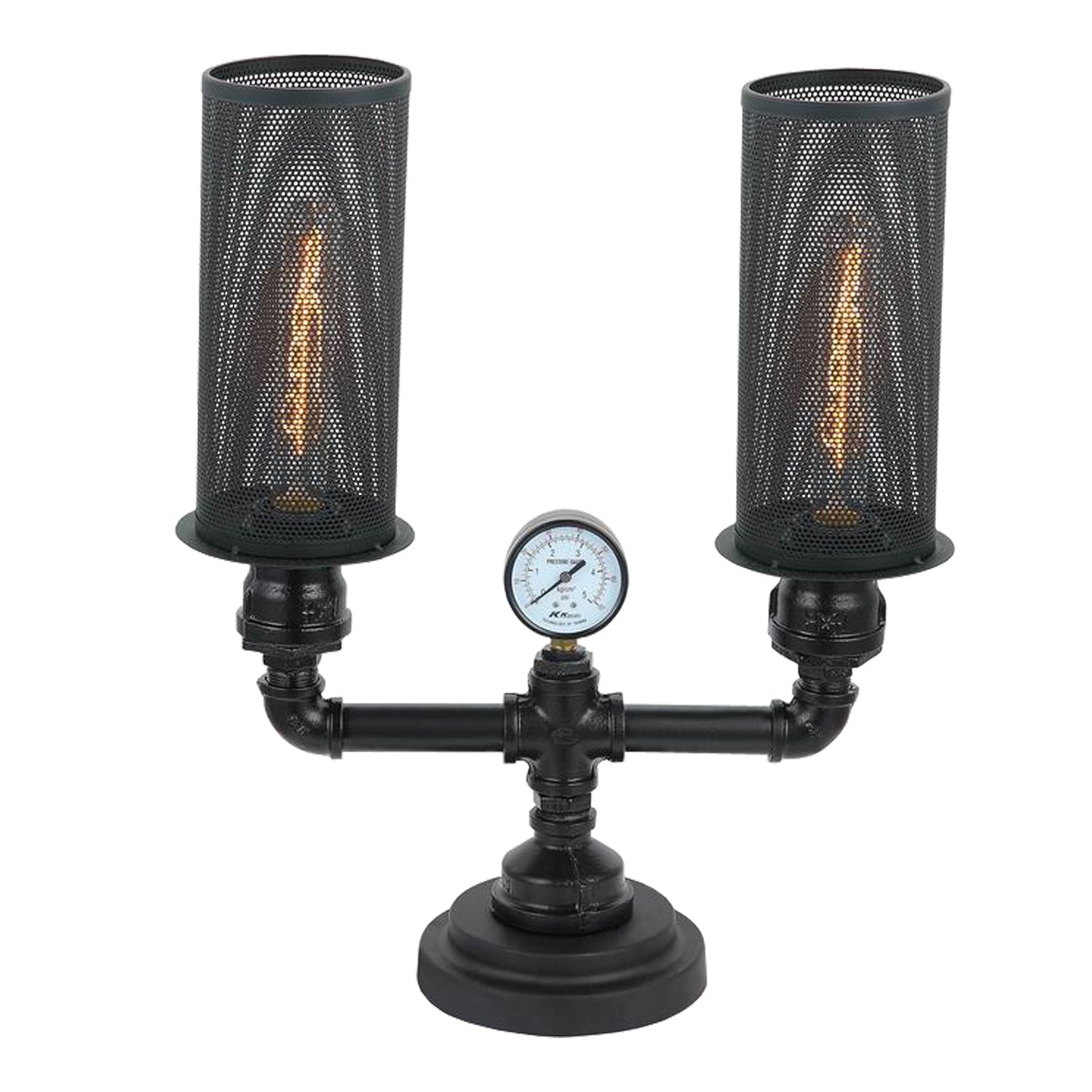 VENETO: Industrial Aged Iron Decorative Table Lamp