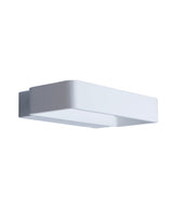 VENICE: LED Interior Matte White Rectangular Up/Down Wall Light