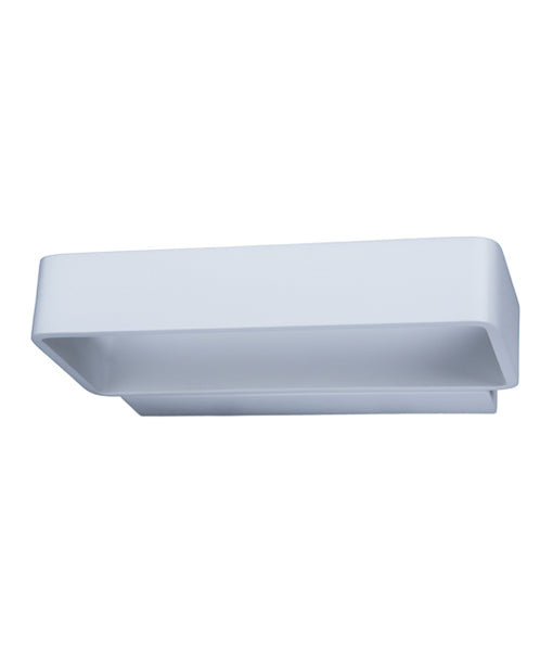VENICE: LED Interior Matte White Rectangular Up/Down Wall Light