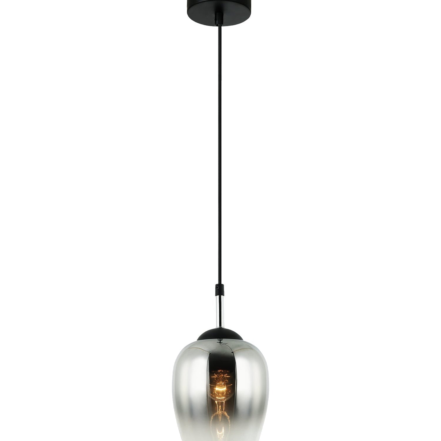 VINUM: Interior Wine Glass Shape Colour Fading Effect Glass Pendant Lights