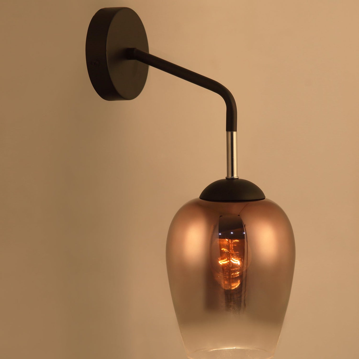 VINUM: Interior Wine Glass Shape with Colour Fading Effect Wall Lights