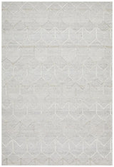 Visions Winter Grey Brush Modern Rug