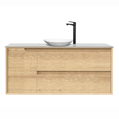 Vanity BYRON Wall Hung 1200mm Natural Oak