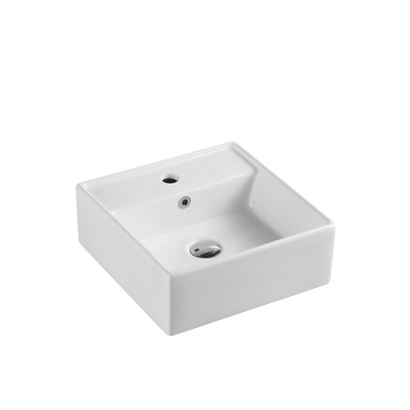 Vento 41M Rectangular Wall Hung Basin White 410mm*150mm