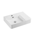 Vento 60MR Rectangular Wall Hung Basin White 600mm*120mm