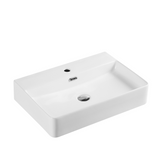 Vento 60M Wall Hung Basin White (Rectangle: 590x430x120mm)