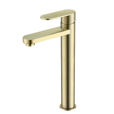 VETTO Tall Basin Mixer - Brushed Gold
