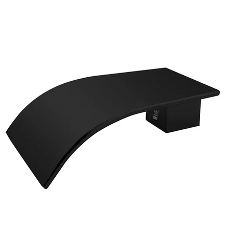 WATERFALL Wall Bath Spout Fully Brass Built - Matte Black