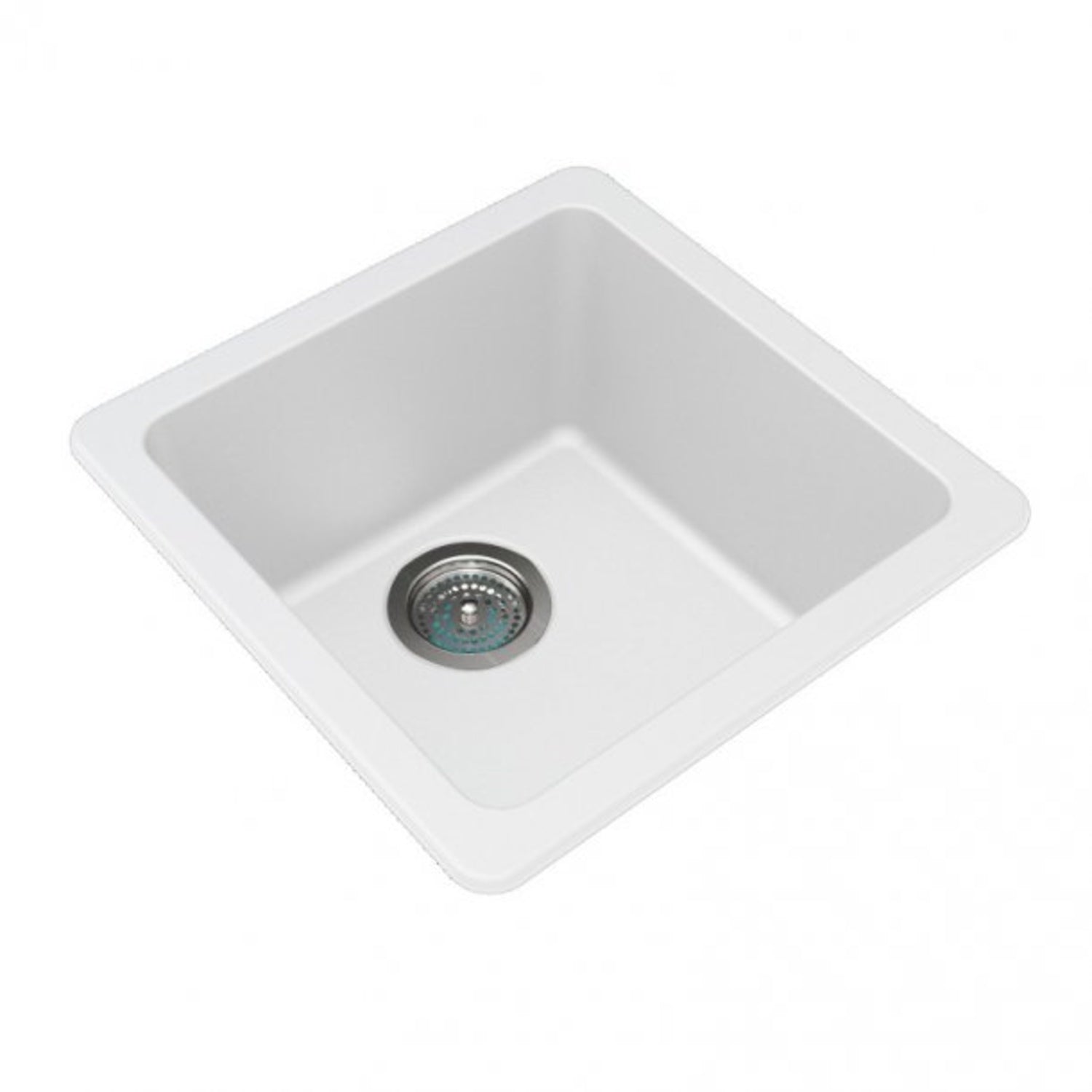ARETE White Granite Quartz Stone Sink 422mm