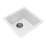 ARETE White Granite Quartz Stone Sink 422mm