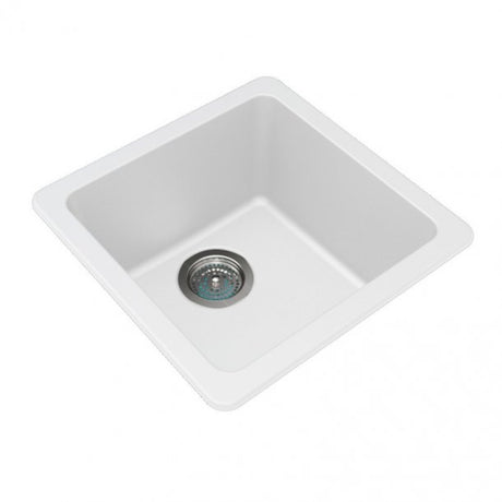 ARETE White Granite Quartz Stone Sink 422mm