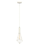 BLACKBAND & WHITEBAND Small Diamond Shape Bird Cage Pendant Lights