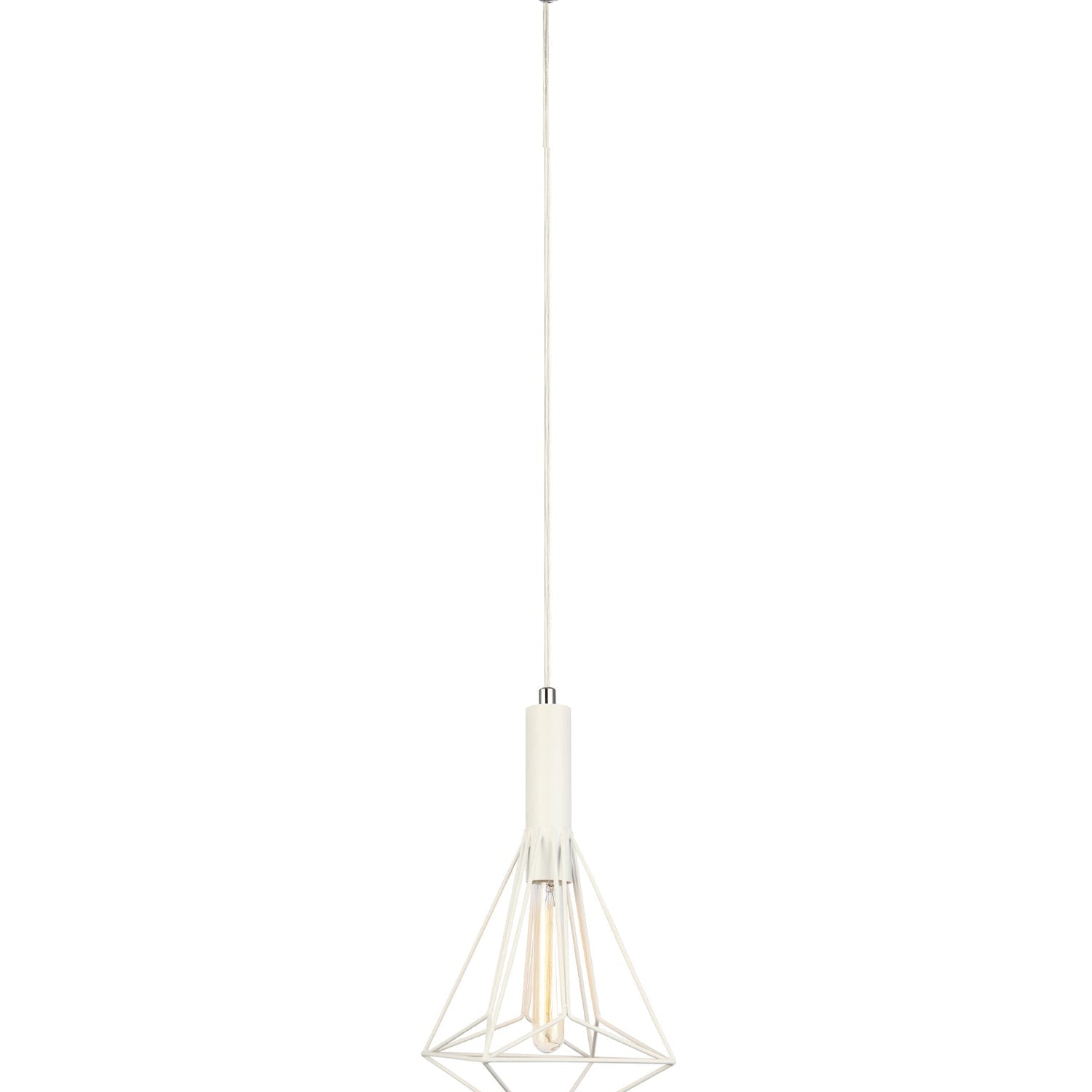 BLACKBAND & WHITEBAND: Diamond Shape Bird Cage Pendant Lights