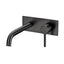 Pentro Wall Mixer With Round Spout - Brushed Gun Metal