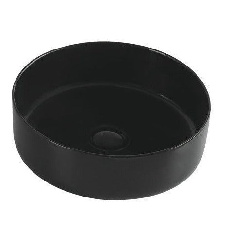 Aulic DOVE Black Ceramic Basin (Round: 360x360x120)
