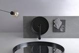 Aulic DOVE Black Ceramic Basin (Round: 360x360x120)