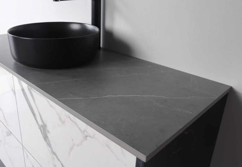 Aulic DOVE Black Ceramic Basin (Round: 360x360x120)