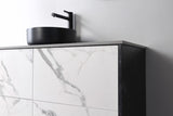 Aulic DOVE Black Ceramic Basin (Round: 360x360x120)