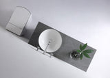 Aulic Argyle White Ceramic Basin (Round: 405x405x145)